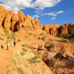 La gita prosegue... Walking Shakespeare Arch and Sentinel Trail in Kodachrome Basin State Park in Utah USA