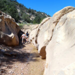 Per l’ultimo tratto seguiamo un percorso diverso Willis Creek Canyon near the Trailhead