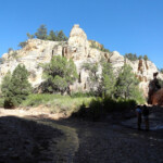 La confluenza di Willis Creek con Averett Canyon Willis Creek Slot Canyon at the confluence with Averett Canyon Grand Staircase-Escalante National Monument Utah South West USA