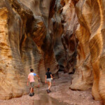 Rientriamo nello slot… Willis Creek Slot Canyon lower entrance to the Third Narrows
