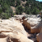Un ultimo sguardo a Willis Creek Willis Creek near the Trailhead in Grand Staircase Escalante NM in Utah
