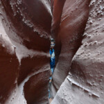 Davvero spettrale Darkest section of Spooky Gulch in the Dry Fork of Coyote Gulch in Grand Staircase Escalante National Monument