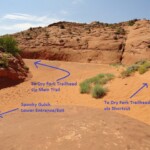 Ci sono 2 possibili vie… Lower entrance of Spooky Slot Canyon in the Dry Fork of Coyote Gulch in Grand Staircase Escalante National Monument in Utah USA
