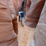 L’uscita non è lontana Near the exit of the lower end of Spooky Slot Canyon in the Dry Fork of Coyote Gulch in Grand Staircase Escalante National Monument