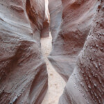 Ci stiamo avvicinando… Near the heart of Spooky Gulch in the Dry Fork of Coyote Gulch in Grand Staircase Escalante National Monument in Utah USA