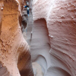 E’ un posto incredibile Thinnest section of Spooky Slot Canyon in the Dry Fork of Coyote Gulch in Grand Staircase Escalante National Monument