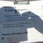 Cosa più importante: c’è anche un registro Dry Fork Trailhead Register in Grand Staircase Escalante NM in Utah USA
