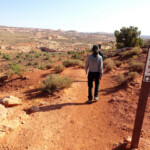 Si parte! Start of the trail to Dry Fork at Dry Fork Trailhead in Grand Staircase Escalante NM in Utah USA