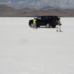Se fosse inverno… Bonneville Salt Flats looks like ice but it is salt instead