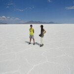 Intorno a noi non c’è nessuno Pressure ridges at Bonneville Salt Flats near Wendover Utah United States of America
