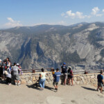 A 2.200 metri di altitudine è il più alto viewpoint di Yosemite Glacier Point Viewpoint Yosemite NP California USA