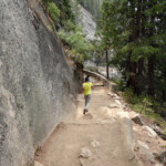 Io ti suggerisco il John Muir Trail… John Muir Trail near Top of Nevada Fall Yosemite NP CA USA