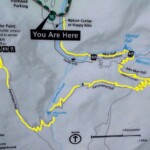 Panorama Trail Map Map of Panorama Trail from Glacier Point to Yosemite Valley CA USA