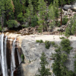 Vernal Fall dal Clark Point Cutoff Vernal Fall from Clark Point Cutoff Yosemite NP CA USA