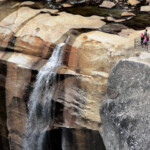 Il Top di Vernal Fall View of Top of Vernal Fall from Clark Point Cutoff Yosemite NP CA USA