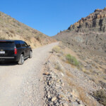 Quasi al Red Pass Approaching Red Pass on Titus Canyon Road in Death Valley National Park California
