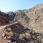 Durante la discesa farò ben poche foto… Driving from Red Pass to the ghost town of Leadfield Titus Canyon Road