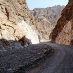 I rangers del parco hanno fatto un ottimo lavoro Driving the bottom end of Titus Canyon Road in Death Valley National Park California