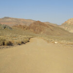 Entriamo nel Titanothere Canyon Entering Titanothere Canyon Titus Canyon Road in Death Valley National Park California