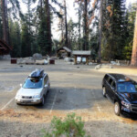 General Sherman Tree Trailhead General Sherman Tree Trailhead Parking Area in Sequoia NP California USA