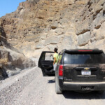 Un mondo di rocce... Stop inside the narrows of Titus Canyon in Death Valley National Park California