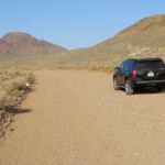 In direzione delle Grapevine Mountains Titus Canyon Road approaching Grapevine Mountains in Death Valley National Park California