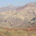Un mondo selvaggio ci attende View west from Red Pass on Titus Canyon Road Death Valley National Park California