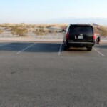 Mesquite Flat Sand Dunes Parking Area Mesquite Flat Sand Dunes Parking Area Death Valley National Park California USA