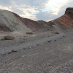 Abbiamo passato la sella Saddle to Badlands Loop near Zabriskie Point Parking Area Death Valley National Park California USA