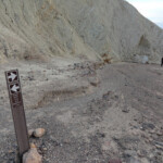 Verso il Gower Gulch Third section of Badlands Loop Hike Death Valley National Park California USA