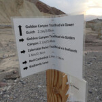 Siamo nel punto di turnaround Turnaround Point of Badlands Loop Death Valley National Park California USA