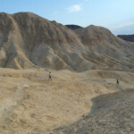 Ora si scende... Walking Badlands Loop Trail Death Valley National Park California USA