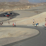 La parking area di Zabriskie Point Zabriskie Point Parking Area Death Valley National Park California USA