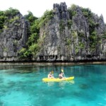 Restituiamo il kayak… Blue Waters near Small Lagoon at Miniloc Island near El Nido, Philippines