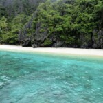 Facciamo il bagno Entalula Beach Bacuit Bay El Nido Palawan Philippines