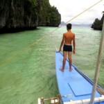 Ripercorriamo nuovamente il canale… Exiting the channel of Big Lagoon of Miniloc, El Nido, Palawan, Philippines