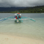 Paradise Island Storm approaching Paradise Island, Port Barton Bay, Palawan, Philippines