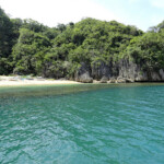 Approaching Gota Beach, Caramoan Peninsula, Camarines Sur, Bicol Region, Philippines