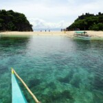 Approaching Lahos Island, Caramoan Peninsula, Camarines Sur, Bicol Region, Philippines