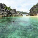 Approaching Matukad Island, Caramoan Peninsula, Camarines Sur, Bicol Region, Philippines
