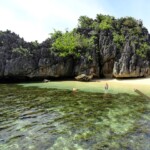 Approaching Minalahos Island, Caramoan Peninsula, Camarines Sur, Bicol Region, Philippines
