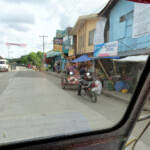 Caramoan Town from a Tricycle going to Paniman Caramoan Peninsula Philippines