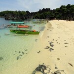 Great Beach at Lahos Island, Caramoan Peninsula, Camarines Sur, Bicol Region, Philippines