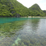 Hunongan Cove from Kagbalinad Island, Caramoan Peninsula, Camarines Sur, Bicol Region, Philippines