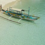 Philippine Boat at Matukad Island, Caramoan Peninsula, Camarines Sur, Bicol Region, Philippines