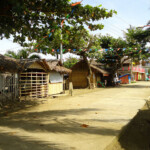 Street near the Beach of Paniman, Caramoan Peninsula, Camarines Sur, Bicol Region, Philippines