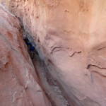 First Slot Section of Little Wild Horse Canyon in the San Rafael Swell Utah USA