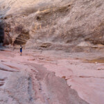 Looking to the Entrance of the Third Slot Section of Little Wild Horse Canyon in the San Rafael Swell Utah United States of America