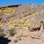 Meeting Point of Bell with Little Wild Horse Canyon in the San Rafael Swell Utah USA