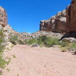 Our Turnaround Point in the Upper Section of Little Wild Horse Canyon in the San Rafael Swell Utah United States of America